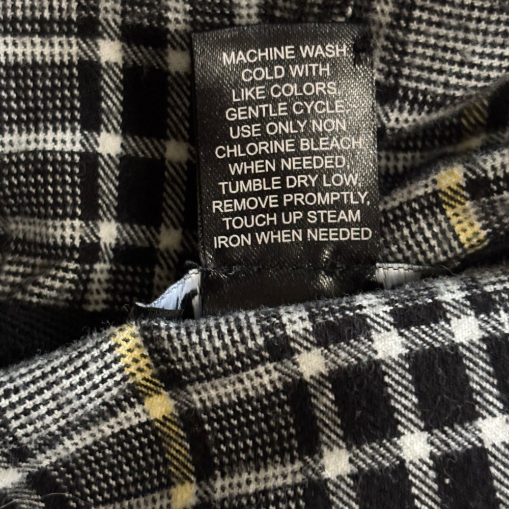 Hot Topic Flannel Hoodie Size M - Picture 7 of 7
